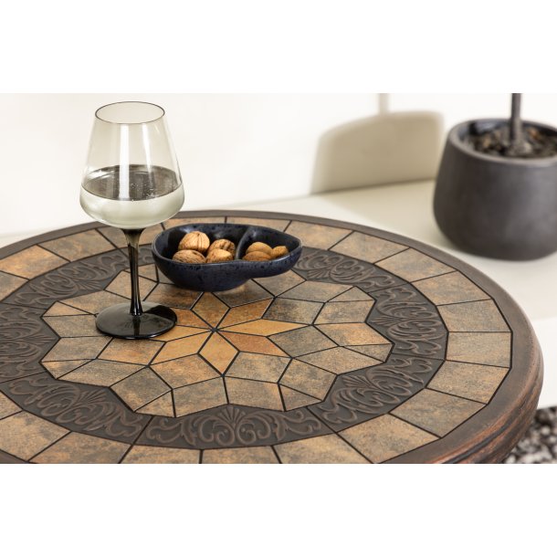 Lotus - Cafebord i aluminium,  60 cm.