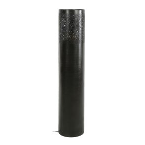 Tobby - Gulvlampe i perforeret sort nikkel, højde 120 cm