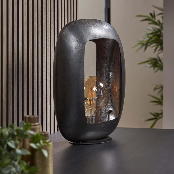 Cueva - Bordlampe i metal, hjde 44 cm.