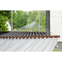 Tabarka - Hngekje i hvidt stof og tr