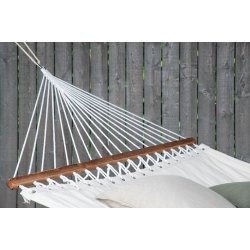 Tabarka - Hngekje i hvidt stof og tr