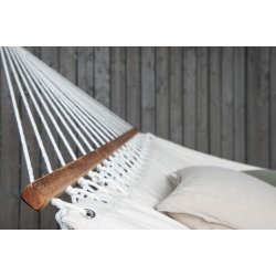 Tabarka - Hngekje i hvidt stof og tr