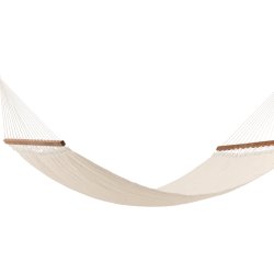 Tabarka - Hngekje i hvidt stof og tr