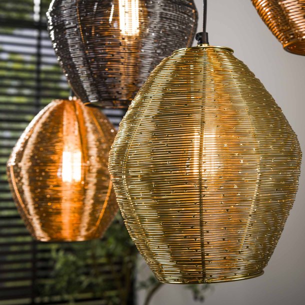 Mix-Match - Loftlampe i forskellige metalfarver