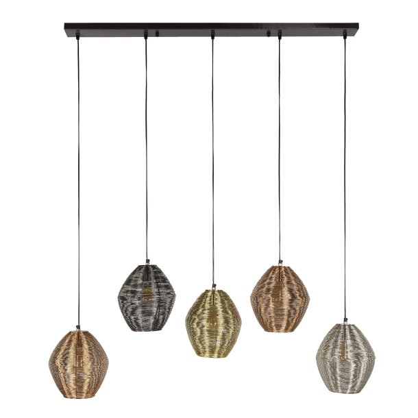 Mix-Match - Loftlampe i forskellige metalfarver