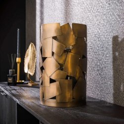 Patch - Bordlampe i antik patineret bronze