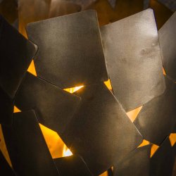 Patch - Bordlampe i antik patineret bronze