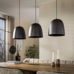 Mugsy - Loftlampe med tre sort-brune metalsk�rme