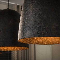 Mugsy - Loftlampe med tre sort-brune metalsk�rme