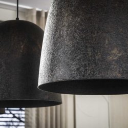 Mugsy - Loftlampe med tre sort-brune metalsk�rme