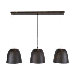 Mugsy - Loftlampe med tre sort-brune metalsk�rme