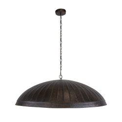 Juggler - Pendel i r�gfarvet sort-brun metal, diameter 90 cm.