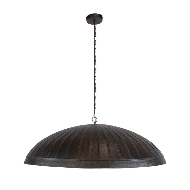 Juggler - Pendel i r�gfarvet sort-brun metal, diameter 90 cm.