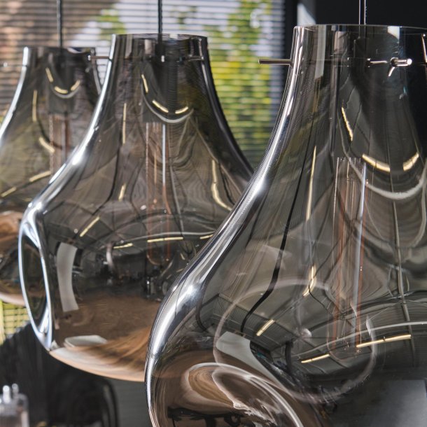 Dent - Loftlampe med tre glassskrme