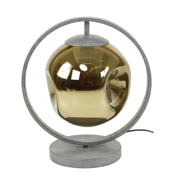 Estrella - Bordlampe i patineret metal og guld finish