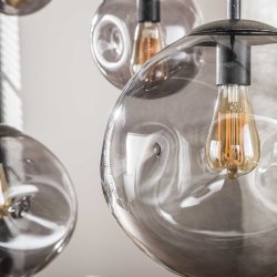 Gomera - Loftslampe med seks glaskupler