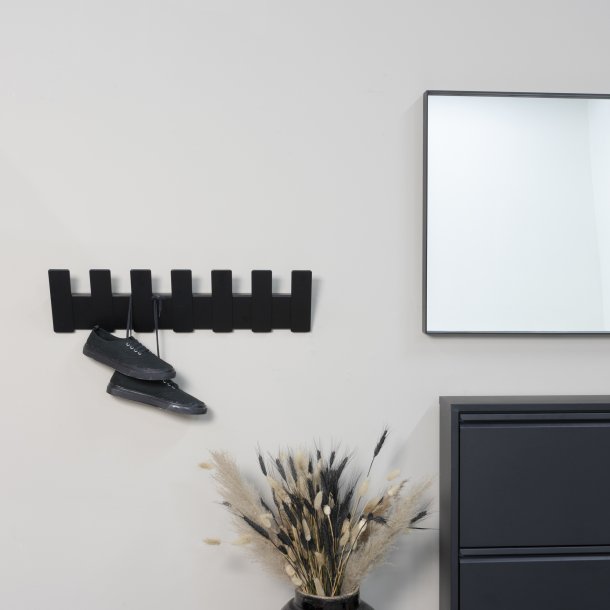 Boost - Knage med syv knager i sort metal