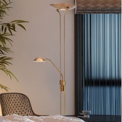 Duran - gulvlampe i metal med dobbelt funktion
