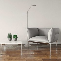 Duran - gulvlampe i tre farver metal