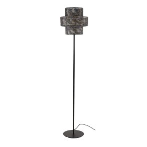 Capa - Gulvlampe, håndlavet i en sort/brun metal