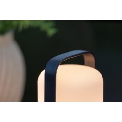 Comos - Udendrs bordlampe i sort metal og plast