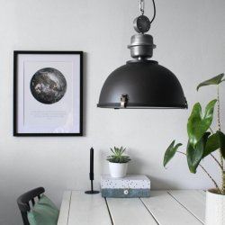 Bikkel - loftlampe  42 cm, 6 forskellige finish