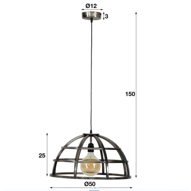 ironside - Pendel i patineret metal