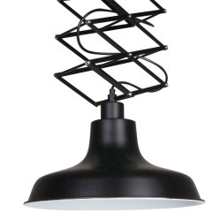 Moverse - Loftlampe i sort metal med flexibelt ophng