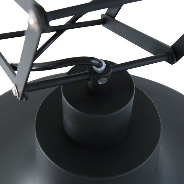 Moverse - Loftlampe i sort metal med flexibelt ophng