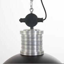 Brooklyn - industriel loftlampe i sort metal