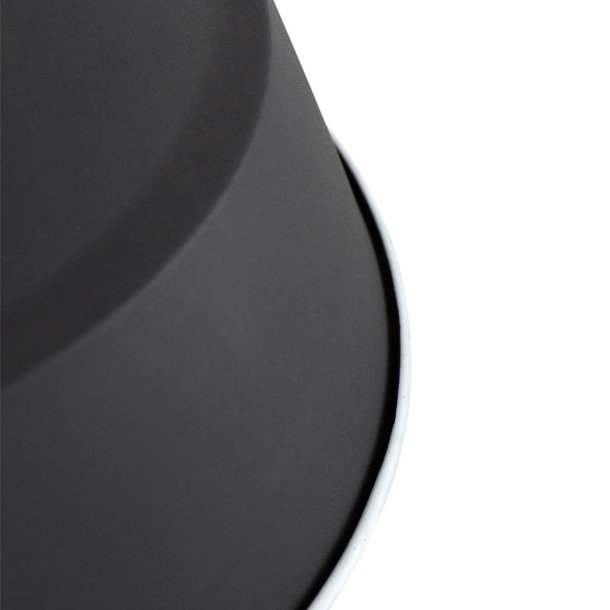 Lefty - metal pendel i sort metal