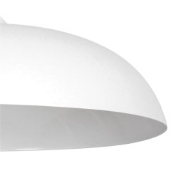 Gine-B - loftlampe i hvid metal og tr