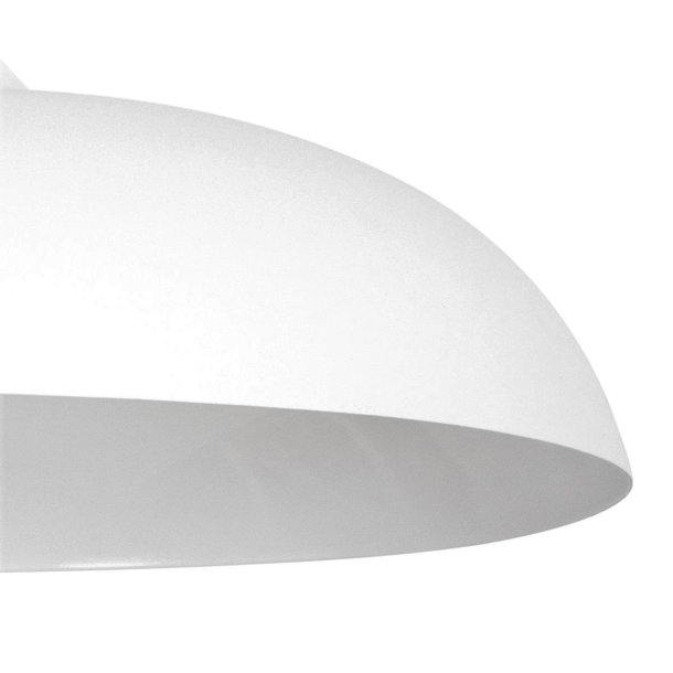 Gine-B - loftlampe i hvid metal og tr