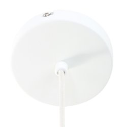 Gine-B - loftlampe i hvid metal og tr