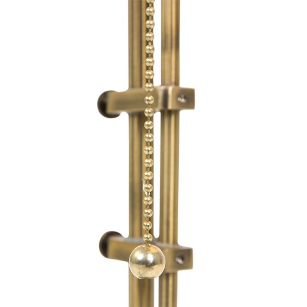 Deed - Bordlampe i bronze og gult glas