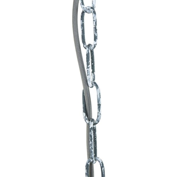 Bale - industri loftlampe i gr eller sort metal, skrmdiameter 47 cm.