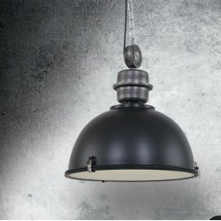 Bikkel - loftlampe  52 cm, to forskellige finish
