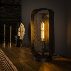 Doblas - Bordlampe i sort metal