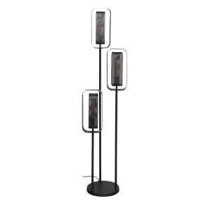 Doblas - Gulvlampe i sort metal
