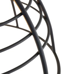 Moretti - pendel i sort metal gitter design