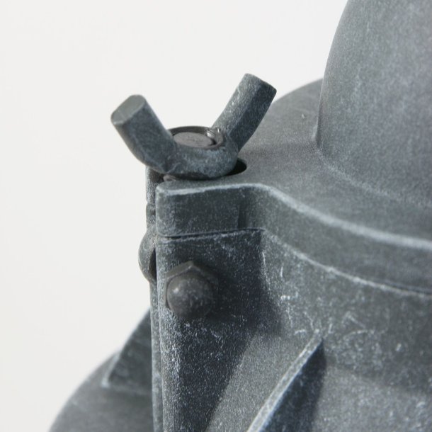 Adra - industriel loftlampe i to metalfarver