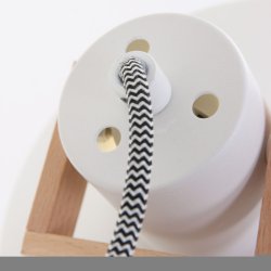 Edward - vglampe i tr og hvidt metal