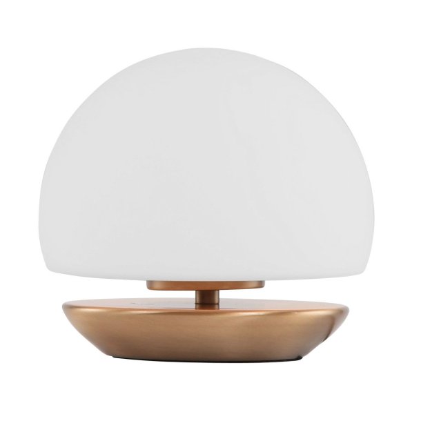 Koba- bordlampe i glas med tre forskellige understel