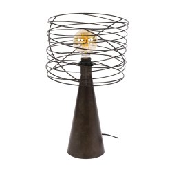 Curly � Bordslampa i urban brun metall
