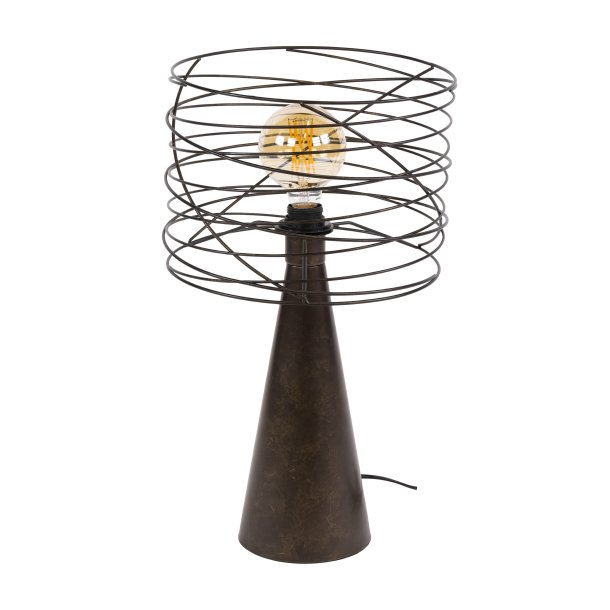 Curly � Bordslampa i urban brun metall