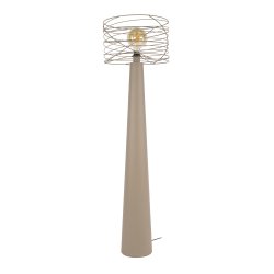 Curly � Golvlampa i urban beige metall