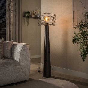 Curly � Golvlampa i urban brun metall
