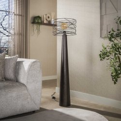 Curly � Golvlampa i urban brun metall