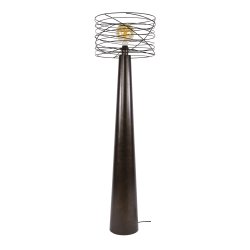 Curly � Golvlampa i urban brun metall
