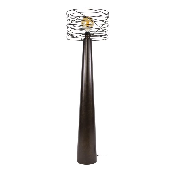 Curly � Golvlampa i urban brun metall